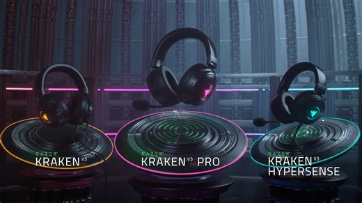 5.2K views · 152 reactions | Packed with tech that’s got the experts impressed, the Razer Kraken V3 line steals the spotlight when it comes to true gaming immersion. From lifelike haptics to immersive sound, learn why reviewers can’t stop raving about our RGB headsets: https://rzr.to/kraken | Razer | Facebook