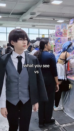 lynn ☁️ on Instagram: "Im blind even with contacts 👁👄👁 (i blame my astigmatism) . . . . #suo #suocosplay #howiattendedanallguysmixer #cosplay #anime #animecosplay #コスプレ #funny #relatable #cosplayreels #meme #crossdress #makeup #wig #styling #animeconvention #cons #animangaki #genshin #honkaistarrail #hsr #zzz #hoyoverse #fyp #foryou #contactlens #glasses"