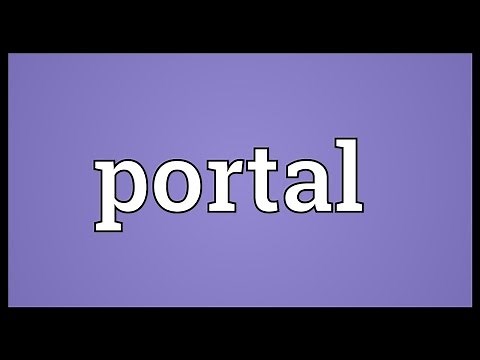 Portal Meaning