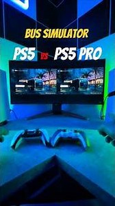 PS5 vs PS5 Pro Bus Simulator Boot Up Test