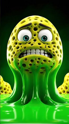 “This Slime Monster Is Terrifying!”😨👀”