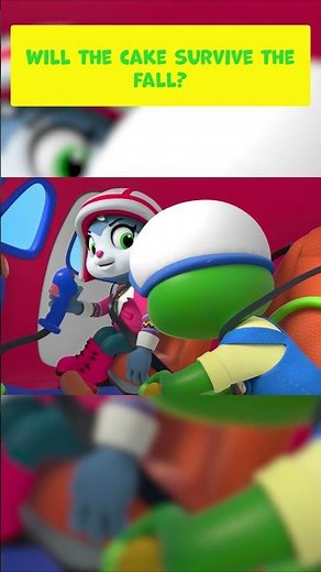 Flying Birthday Party Cake | Max the Monster Truck| Gecko's Garage | Animal Cartoons