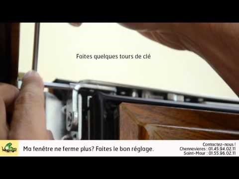 SAV Réglage: Comment RÉGLER ma Fenêtre qui ferme mal ?