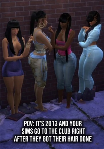 NEW HAIR ALERT🚨‼️ I love this new collab with @brandy sims and @Kie Gross they never disappoint 💕 which one is your favorite I can’t decide And hopefully they can get in the club #thesims4 #thesims #sims4 #sims4cc #sims