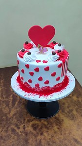 48K views · 676 reactions | Anniversary Cake | Red Heart Fondant Toper Cake Decorating | Anniversary Couple Cake | Top Cake Master | Facebook