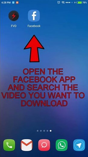 FVD - How to download video from Facebook to your phone! - NEW METHOD