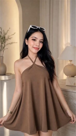 Brown Dress That Flatters Every Angle ✨ #ootdgoals #fashion