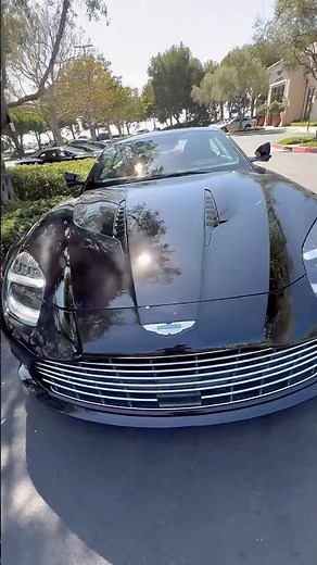 Black 2025 Aston Martin Vanquish V12 824HP Supercar #cars #luxurycars #astonmartin #vanquish #car