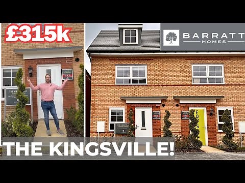 HOUSE TOUR U.K | Barratt Homes 'The Kingsville' Show Home | The Lilies - Shrewsbury - New Build