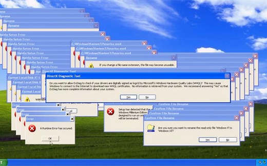 Windows XP Crazy Error