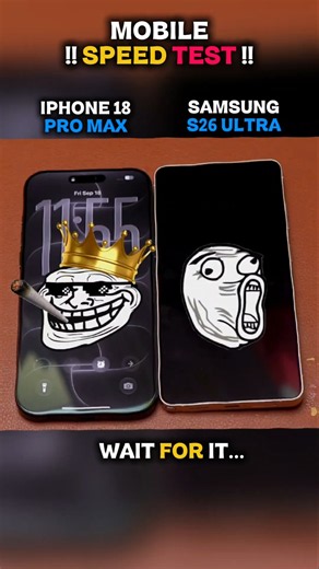 🥶🚀 IPHONE 18 PRO MAX VS SAMSUNG S26 ULTRA SPEED TEST!!