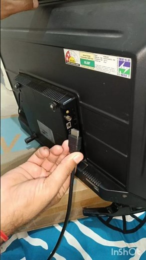 connect HDMI cable to samsung smart tv #connect #hdmi #shorts