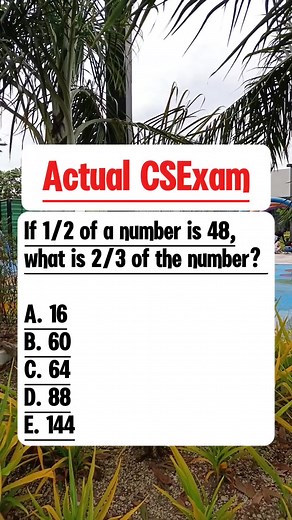 143K views · 1.1K reactions | Actual CSE Exam #mathwithprincess #math #mathviral #mathtutor #educationalcontent #mathematics #mathskills #mathisfun #mathchallenge #reels #reelsfb #reelsvideo #fypageシ #fypシ #fypviralシ #fypシ゚viralシfypシ゚ | Math with Princess | Facebook