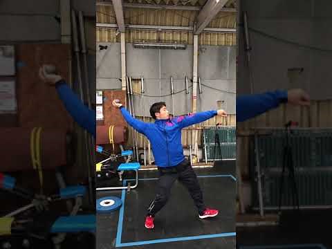 お家でもできる！やり投げ練習！