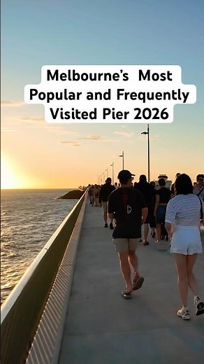 Melbourne Australia, St Kilda Pier #walkingtour #virtualtour #travelmelbourne