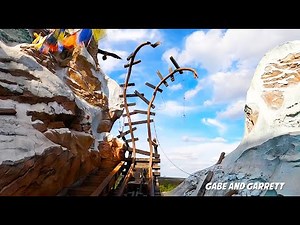 Expedition Everest Roller Coaster Ride! Front Seat POV - Animal Kingdom!