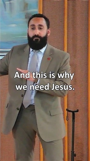 And this is why we need Jesus.