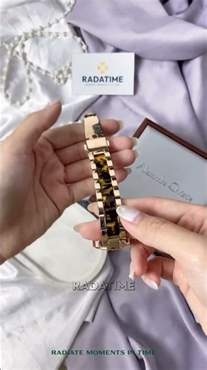 Alexandre Christie Silver Dial Silver Stainless Steel-Ceramic, Case Rose Gold