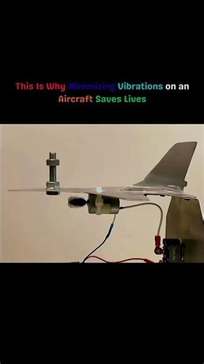 This Is Why Minimizing Vibrations on an Aircraft Saves Lives. #physics #engineering #aircraft