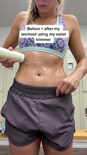 I didn’t know I could sweat this much 😅 #beforeandafter #fitnesstiktok #workoutmotivation #waisttrimmer #workoutaddict #workoutenhancer #sweetsweatwaisttrimmer #sweetsweatreveal