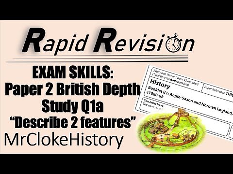 GCSE History Exam Skills - Edexcel Paper 2 Question 1a) "Describe two features..." 4 marks