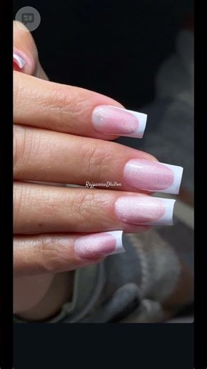 French nail extensions with encapsulated design combine timeless elegance with modern artistry#nails