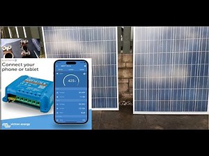 Victron Smart Solar MPPT Controller Bluetooth set up , Getting set up, full process, 260W s panel