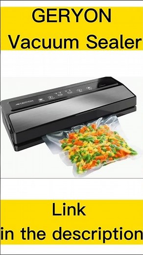 Save Food, Save Money 💰 | GERYON Vacuum Sealer Demo