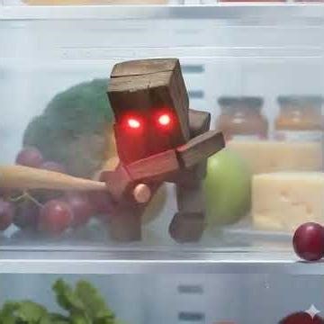 DO NOT OPEN THE FRIDGE AT 3AM! (Tungtung Sahur)#viral #funnyvideo