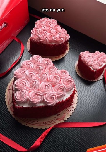 Why settle for flowers you can’t eat when you can have a bouquet of delicious red velvet cake from @Red Ribbon Bakeshop 🇵🇭 🎂🌹 #redribbonvalentineredvelvet #theultimateromanticmoment