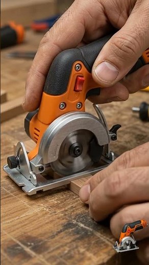 Cutting wood by World Smallest Amazing 😍 Mini Miter saw 🪚 #usa #usashorts #woodworking #carpentry