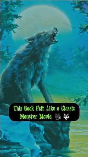 This Book Felt Like a Classic Monster Movie 🎥🐺 #Goosebumps #RLStine #90sKids #Retro #books