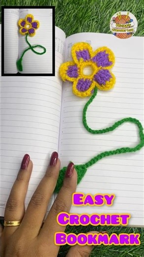 ✨Easy crochet 🧶 Book mark #crochet #ytshorts #diy