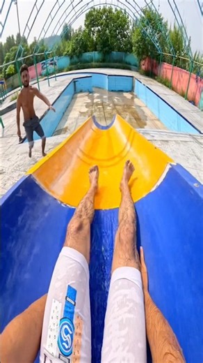 Fast Water Slide Rescue: Retrieving the Lost Dice! #WaterSlide #SlideChase #DiceChallenge #shorts