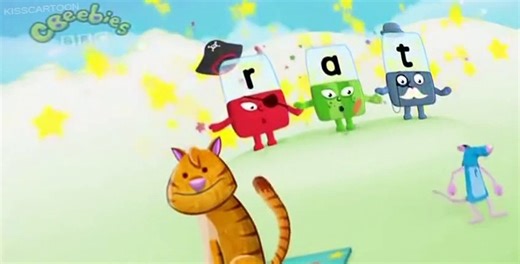 Alphablocks Alphablocks S02 E026 The Cat Sat on The Mat