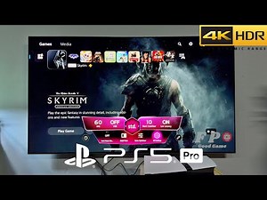Skyrim PS5 Pro Gameplay With LG Oled TV 4K 60FPS