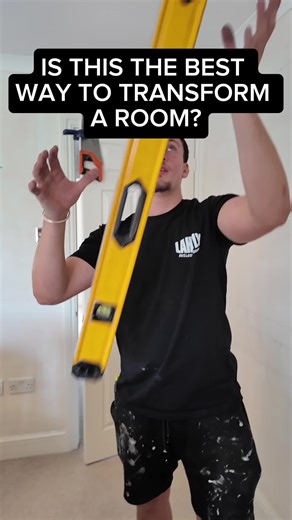 Is this the best way to transform a room or did I ruin it? Watch till the end. To see the finished product 🤝 — — — — Follow @pinpoint_diychannel for more how to videos In this video we are transforming this room making it unique. Adding a bit of beading to a room can really make it stand out. Giving character and that expensive hotel feeling #carpentry #howto #fyp #carpenter #diy #building #construction #tip #homediy #stepbystep #beading #stepbystep #dewaltpartner #homeimprovement #homedecor #b