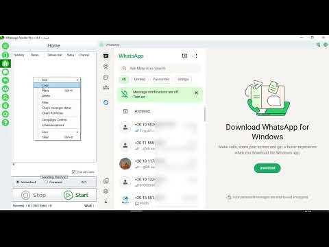 واتساب سندر برو Whatsapp Sender Pro | افضل برنامج للتسويق على الواتساب