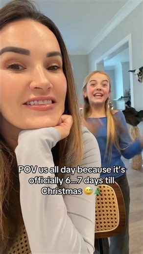 6…7 days till Christmas 😅😱 #funny #nishaandfam #shorts