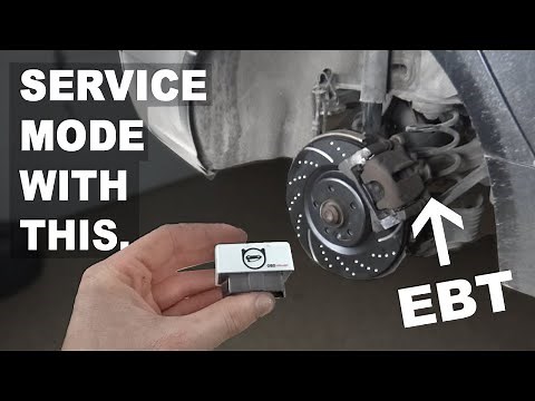 How to Put Your Volkswagen or Audi in Service Mode! Retracting the Electronic Parking Brake