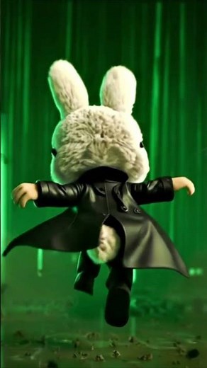 Labubu in The Matrix: Epic Bullet Time Scene