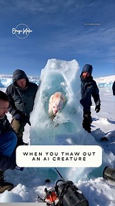 What in the Ice Age? 😳 #Ice #Penguin #Animals | Olima Omega