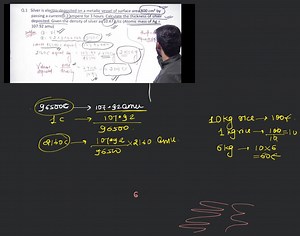 Q.1 Silver is electro-deposited on a metallic vessel of surface... | Filo