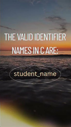 C Language Programming: Identifier Part III #cprogramming #cprogrammingtutorialforbeginners