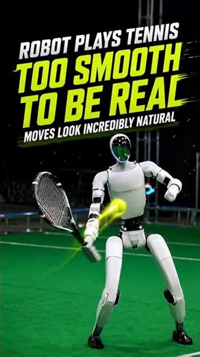 Robot makes decision, moves deftly on tennis court