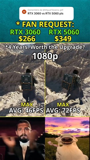 RTX 3060 vs RTX 5060 — Worth the Upgrade? FAN REQUEST 311