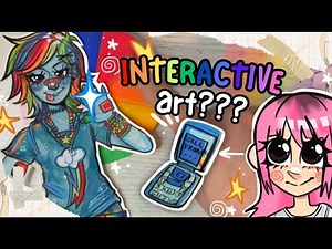 Trying INTERACTIVE Art for the FIRST TIME!