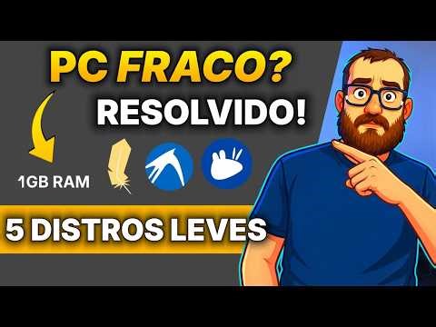 Top 5 Linux Para Reviver Seu PC Fraco e Antigo