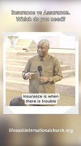 6.7K views · 182 reactions | Insurance vs assurance. Which one do you need? #ReverendAreogun | Rev. Olusola Areogun | Facebook