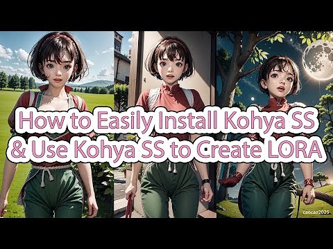 How to Easily Install Kohya SS and Use Kohya SS to Create LoRA (Local and Free)